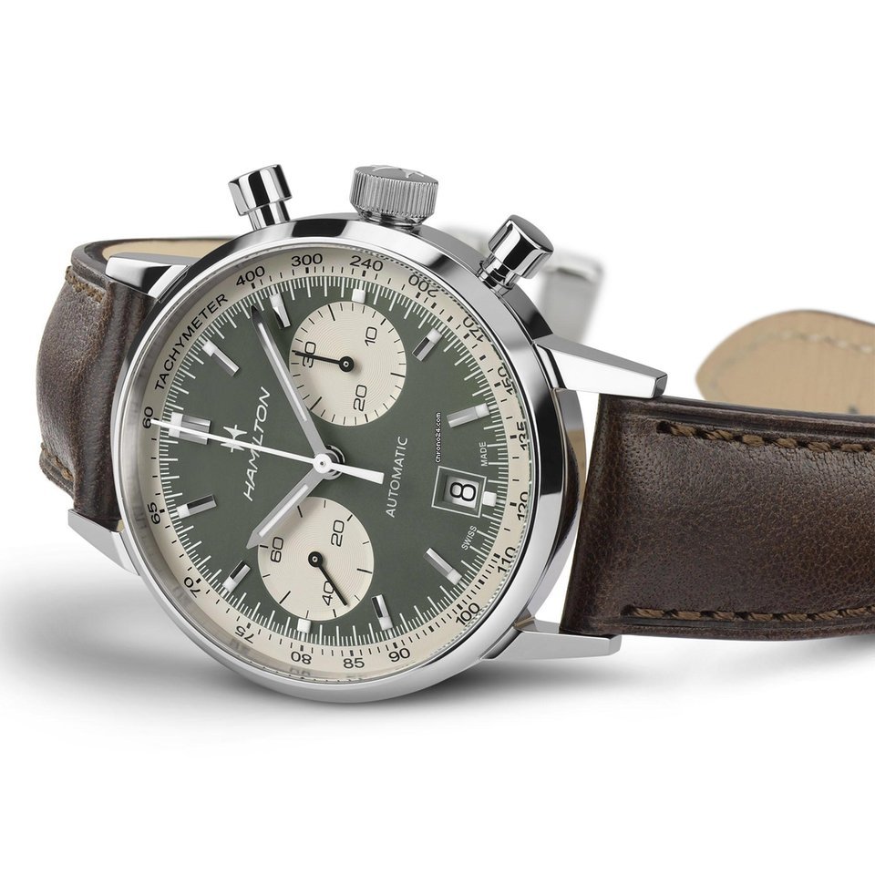 Hamilton Intra-Matic Mens watch Unisex Automatic Steel H38416560 Replica 4