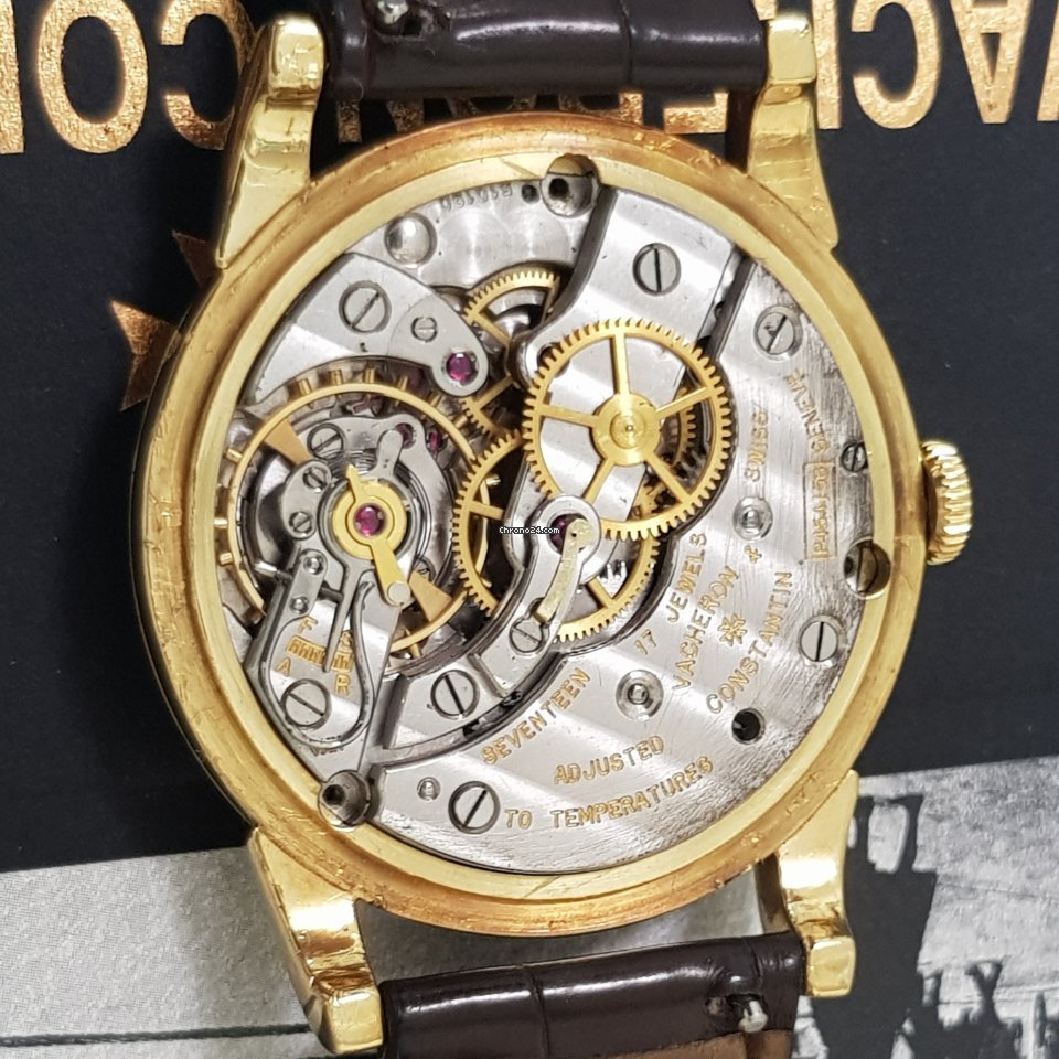 Vacheron Constantin Mens watch Unisex Manual winding Yellow gold 6033 Replica 4