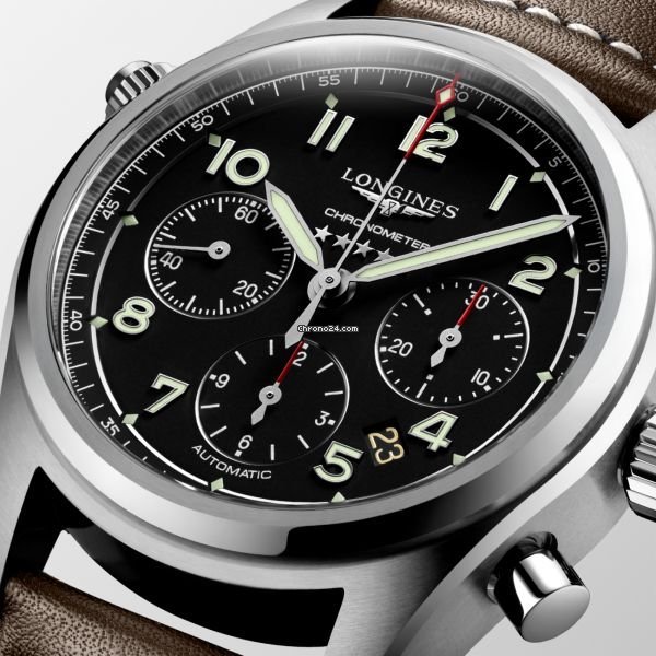 Longines Spirit Mens watch Unisex Automatic Steel L3.820.4.53.0 Replica 4