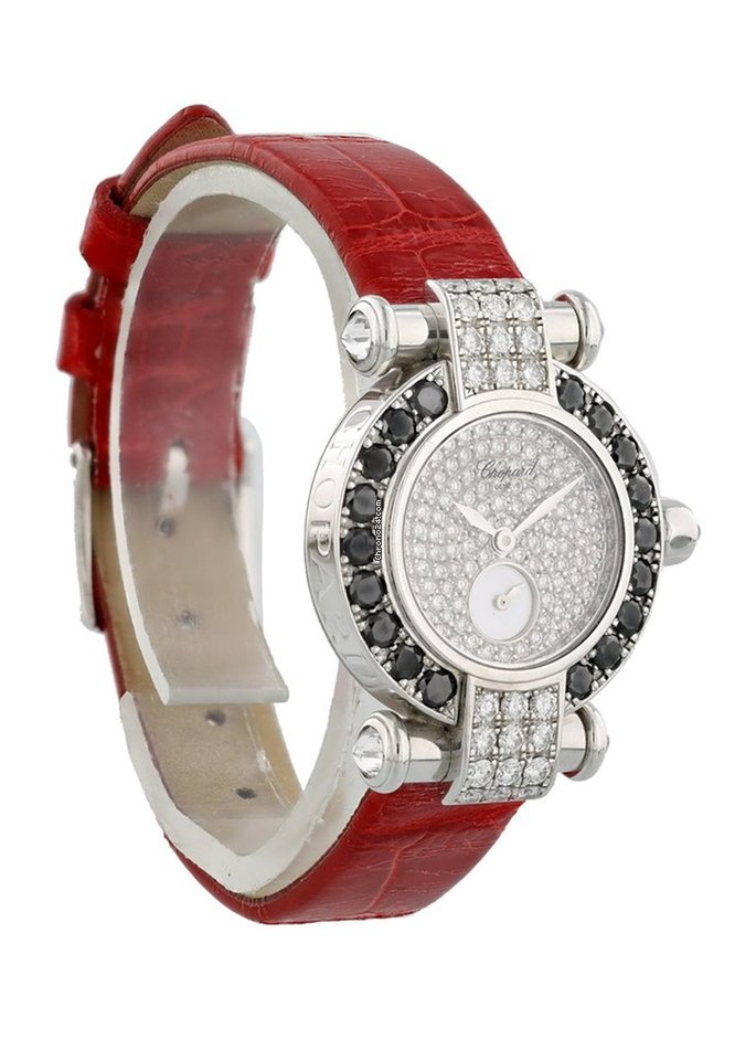 IMG_9081 Chopard Imperiale Womens watch Quartz White gold 39 3168-50 Replica 4
