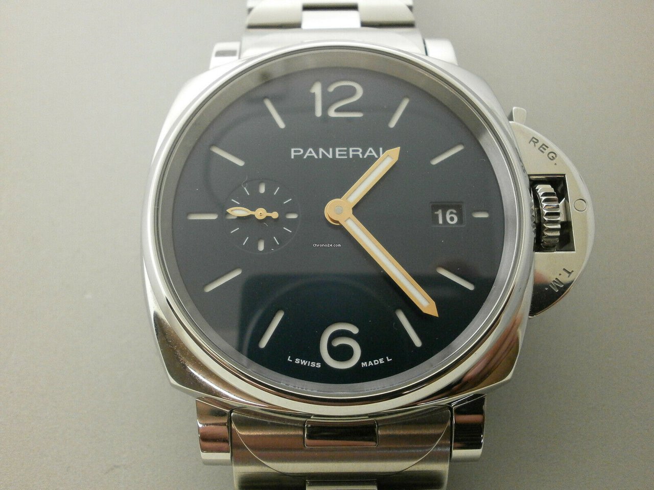 Panerai Mens watch Unisex Automatic Steel 1124 Replica 4