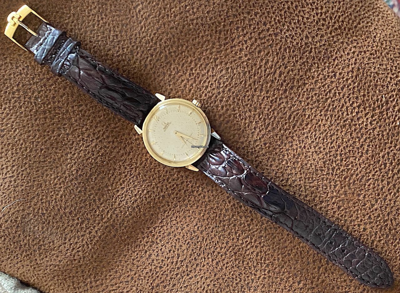 Omega De Ville Tresor Mens watch Unisex Automatic Yellow gold 2709 Replica 4