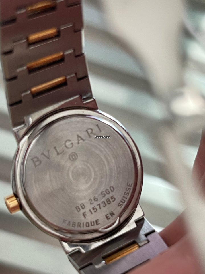 Bulgari Bulgari Womens watch Quartz Gold Steel BB26SGD Replica 4