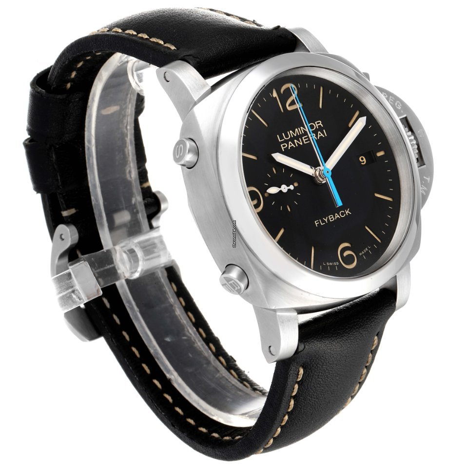 Panerai Luminor 1950 3 Days Chrono Flyback Mens watch Unisex Automatic Steel PAM00524 Replica 4