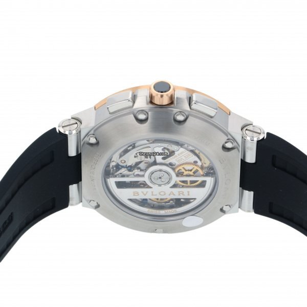 IMG_9081 Bulgari Diagono Automatic Gold Steel DG41WSPGVDCH Replica 4