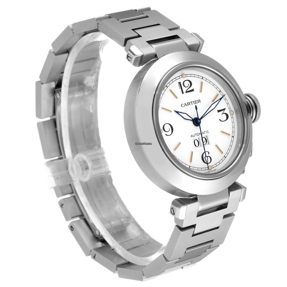 IMG_9081 Cartier Pasha C Mens watch Unisex Automatic Steel W31044M7 Replica 4