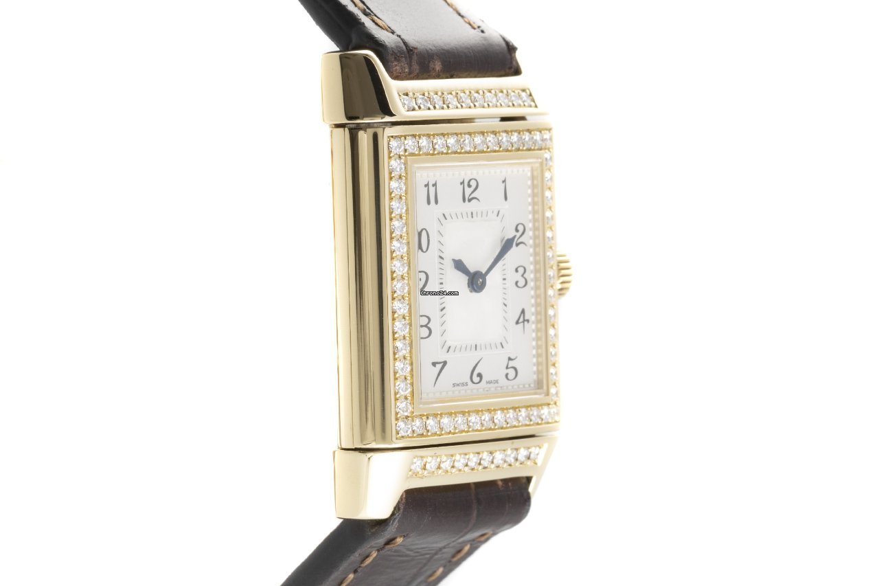 Jaeger-LeCoultre Reverso Duetto Womens watch Manual winding Yellow gold 266.1.11 Replica 4
