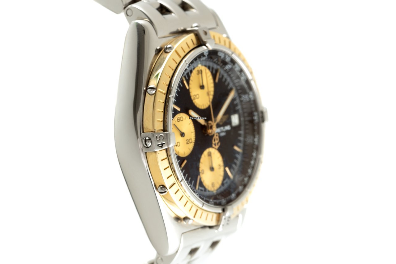 IMG_9081 Breitling Chronomat Mens watch Unisex Automatic Gold Steel B13048 Replica 4