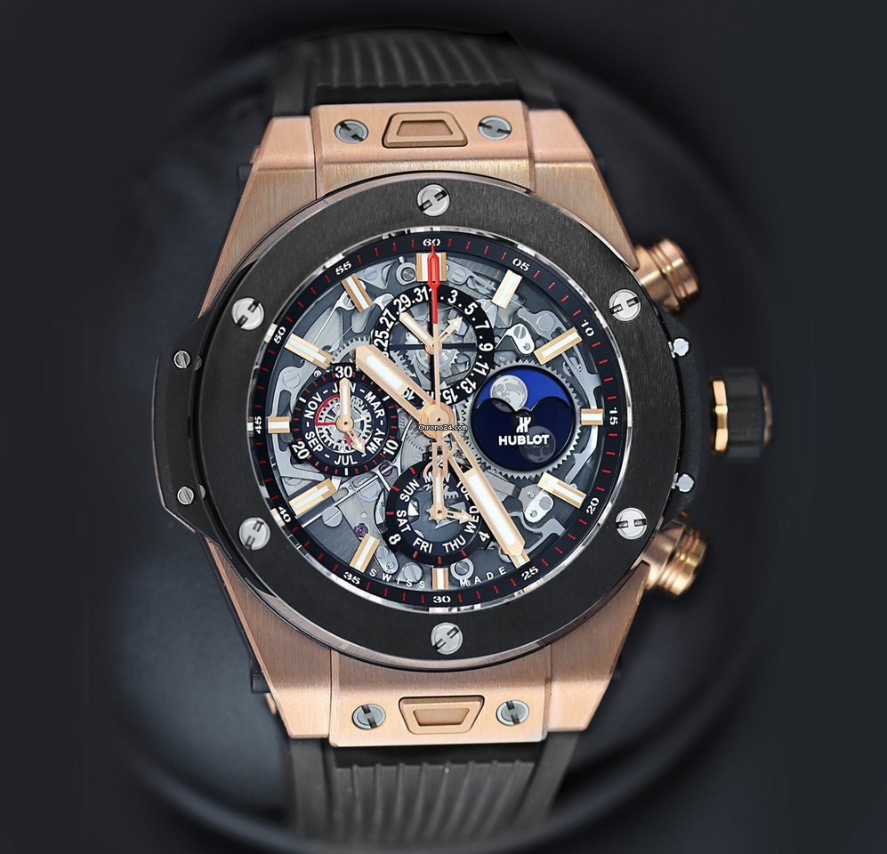 IMG_9081 Hublot Big Bang Unico Mens watch Unisex Automatic Rose gold 406.OM.0180.RX Replica 4
