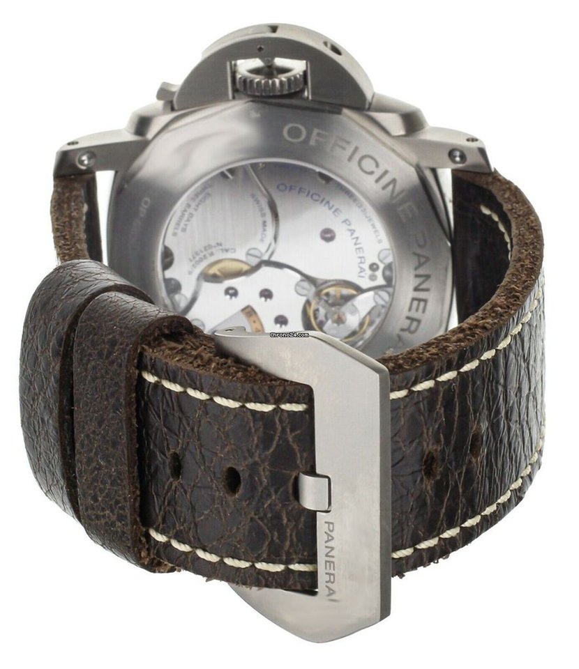 IMG_9081 Panerai Special Editions Mens watch Unisex Manual winding Titanium PAM368 Replica 4