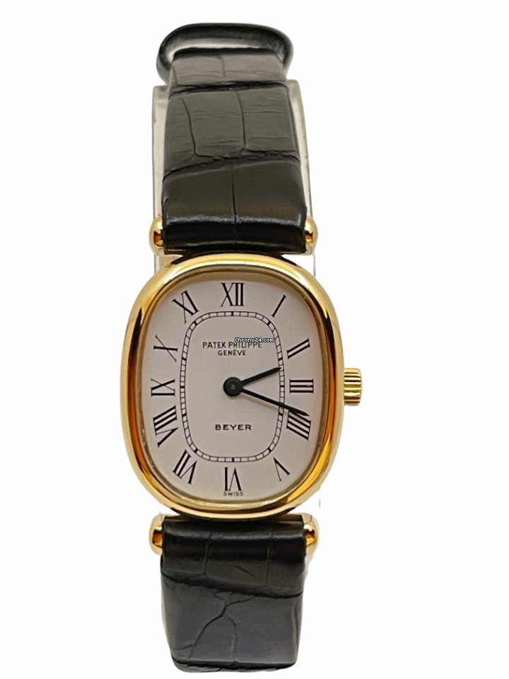 IMG_9081 Patek Philippe Golden Ellipse Womens watch Manual winding Yellow gold 4464 Replica 4