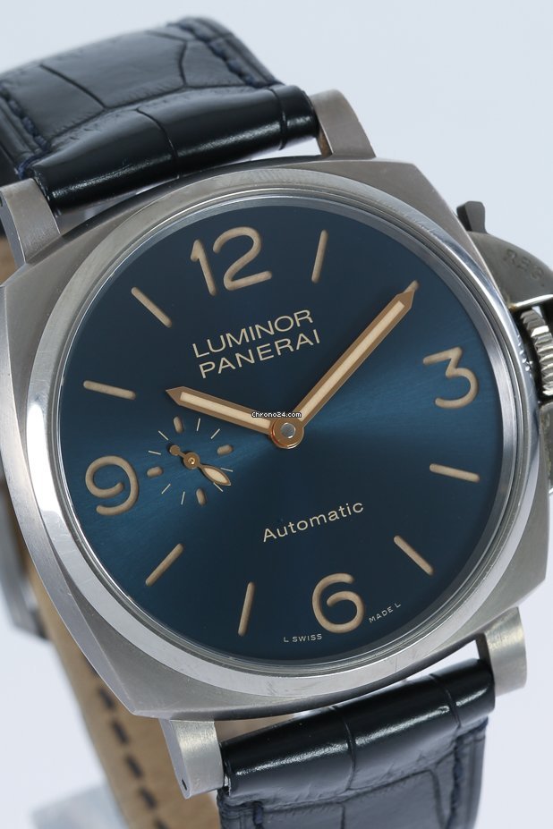 IMG_9081 Panerai Luminor Due Mens watch Unisex Automatic Titanium PAM 00729 Replica 4