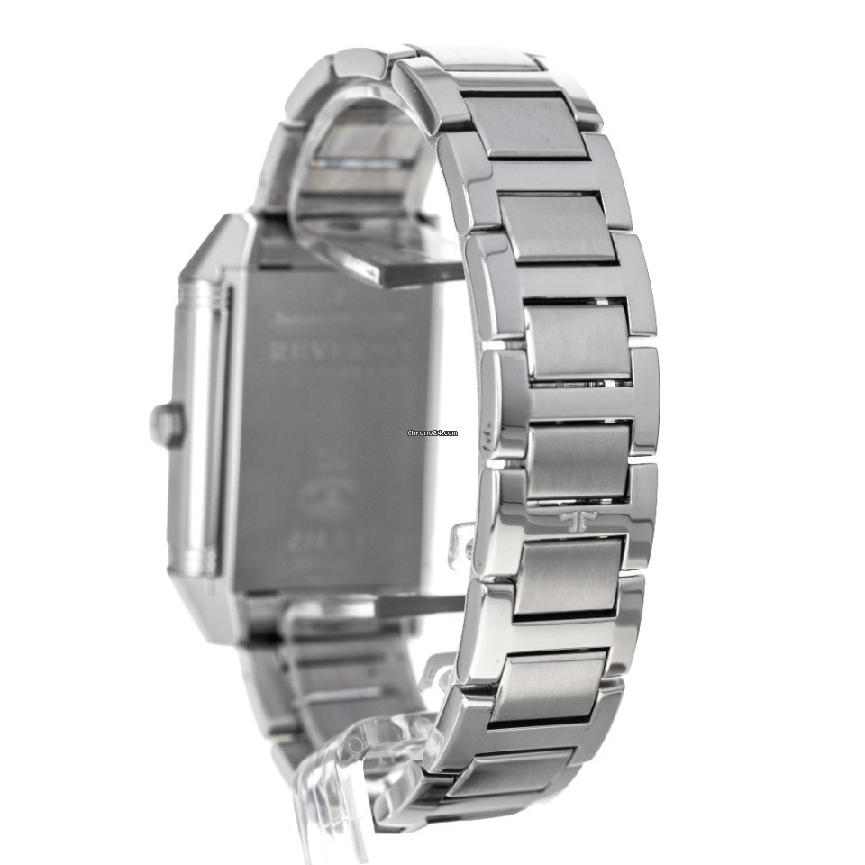 IMG_9081 Jaeger-LeCoultre Reverso Squadra Lady Womens watch Quartz Steel 234.8.47 Replica 4