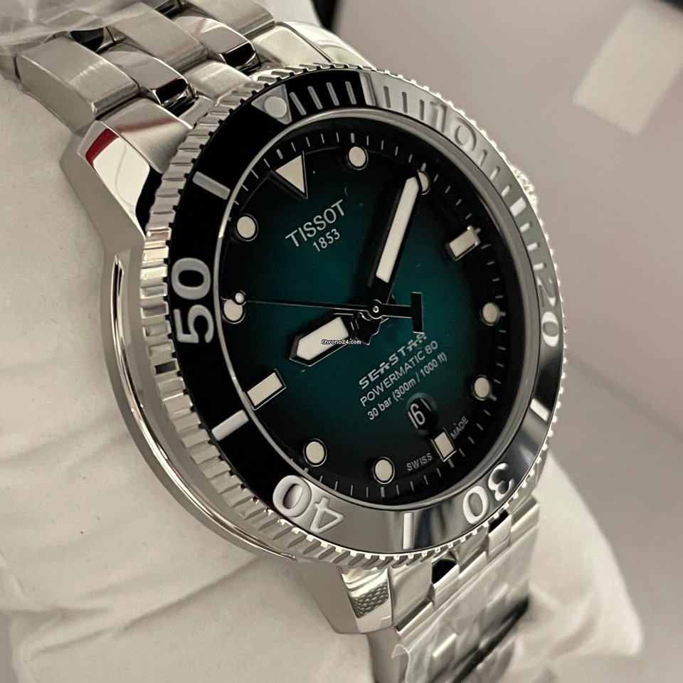 Tissot Seastar 1000 Mens watch Unisex Automatic Steel T120.407.11.091.01 Replica 4