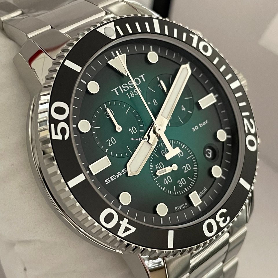 IMG_9081 Tissot Seastar 1000 Mens watch Unisex Quartz Steel T120.417.11.091.01 Replica 4