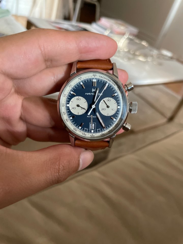 IMG_9081 Hamilton Intra-Matic Mens watch Unisex Automatic H384160 Replica 4