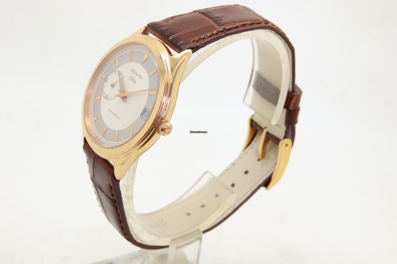 IMG_9081 Zenith Elite Mens watch Unisex Automatic Rose gold 17 0040 680 Replica 4