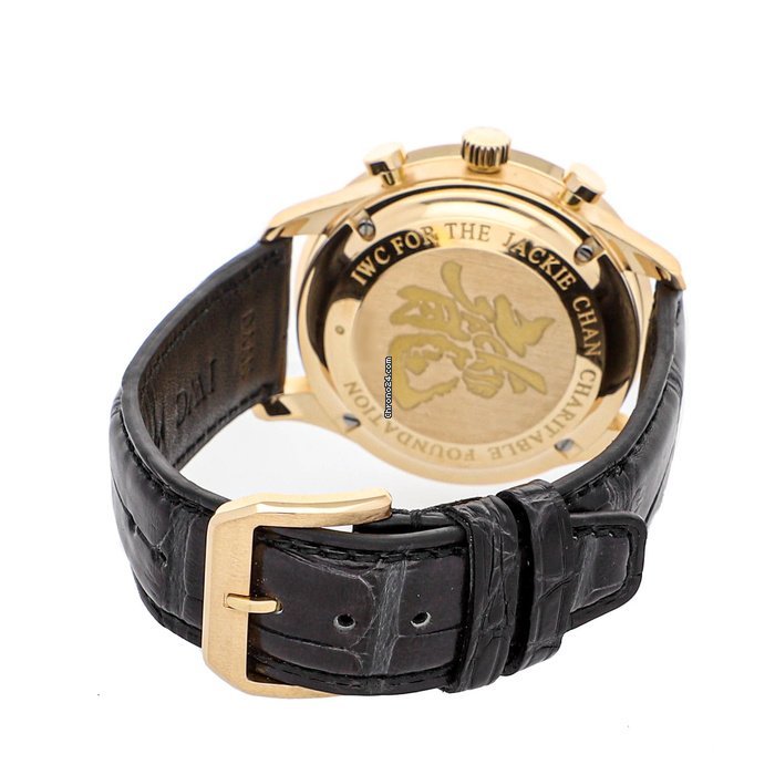 IMG_9081 IWC Portuguese Chronograph Mens watch Unisex Automatic Rose gold IW3714-33 Replica 4