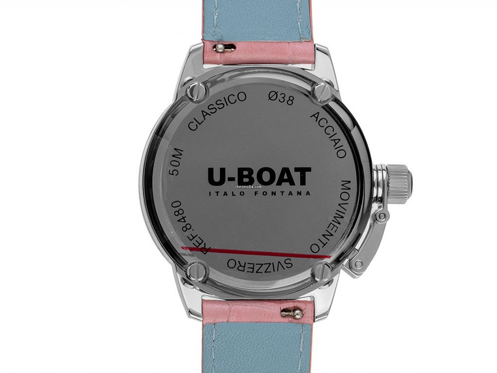 U-Boat Classico Mens watch Unisex Quartz Steel 8480 Replica 4