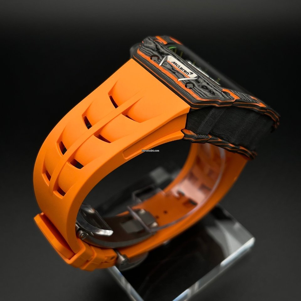IMG_9081 Richard Mille RM 011 Mens watch Unisex Automatic Carbon RM 11-03 McLaren Replica 4