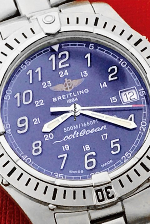 IMG_9081 Breitling Colt Mens watch Unisex Quartz Steel A64350 Replica 4