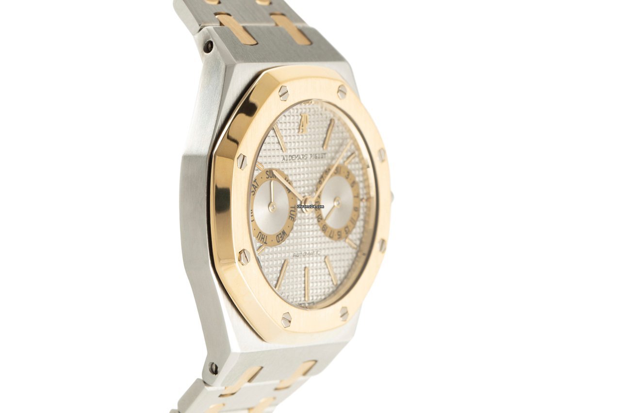 IMG_9081 Audemars Piguet Royal Oak Day-Date Mens watch Unisex Automatic Gold Steel 25572SA.0.0477SA.01 Replica 4