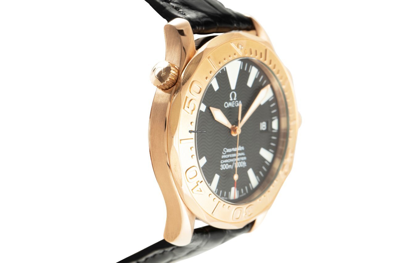 IMG_9081 Omega Seamaster Mens watch Unisex Automatic Red gold 2636.50.91 Replica 4