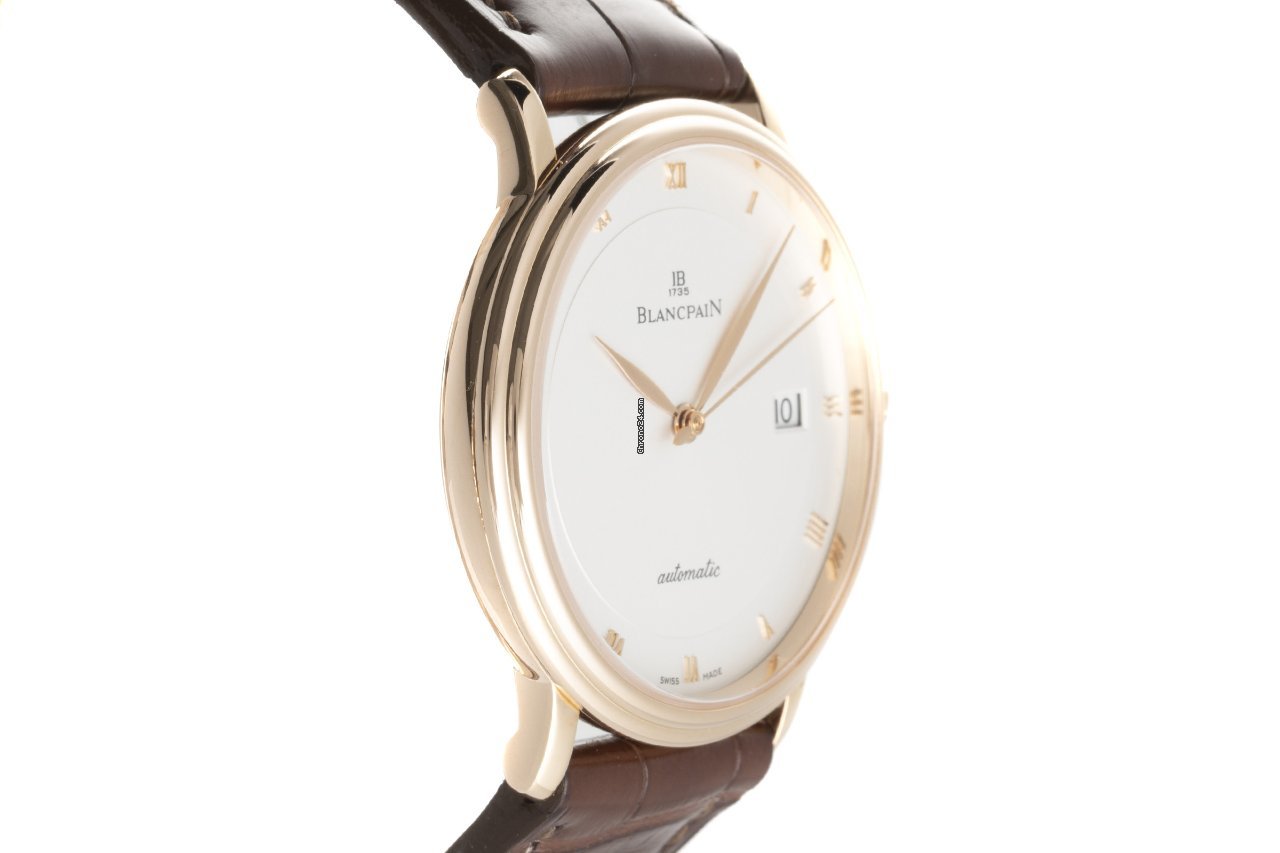 Blancpain Villeret Ultra-Slim Mens watch Unisex Automatic Red gold 6223-3642-55A Replica 4