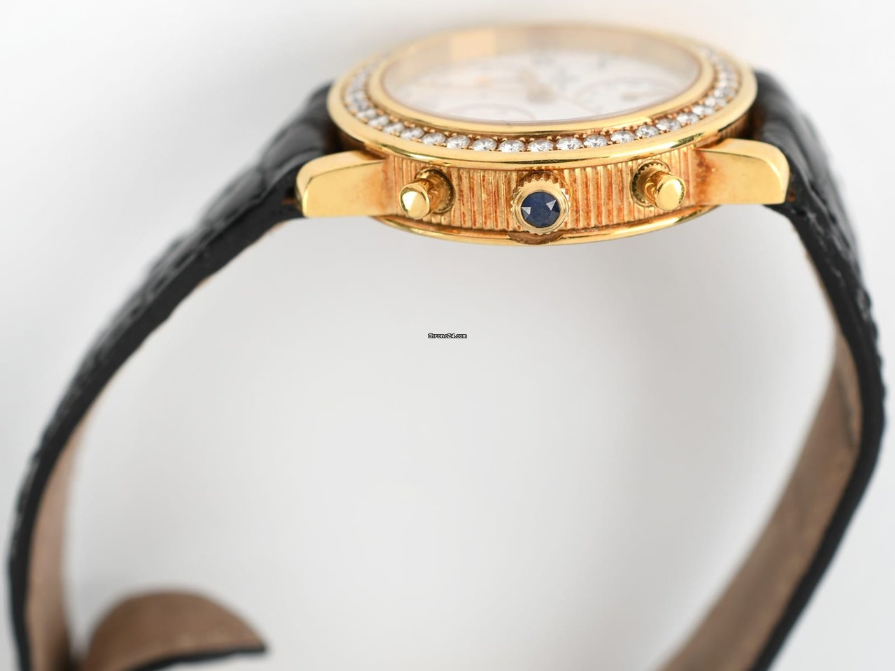 IMG_9081 Baume & Mercier Riviera Womens watch Quartz Yellow gold 86604 050 2087 582 Replica 4