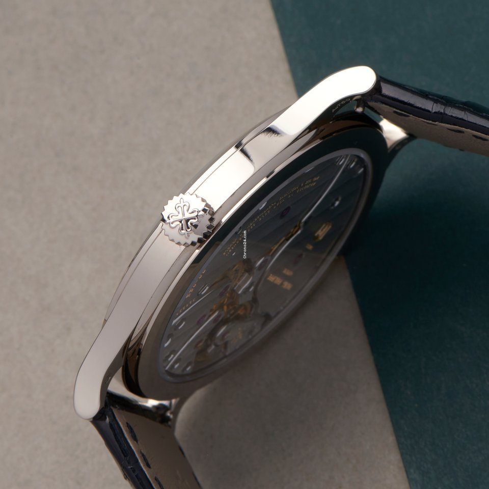 Patek Philippe Calatrava Mens watch Unisex Manual winding White gold 6119G-001 Replica 4