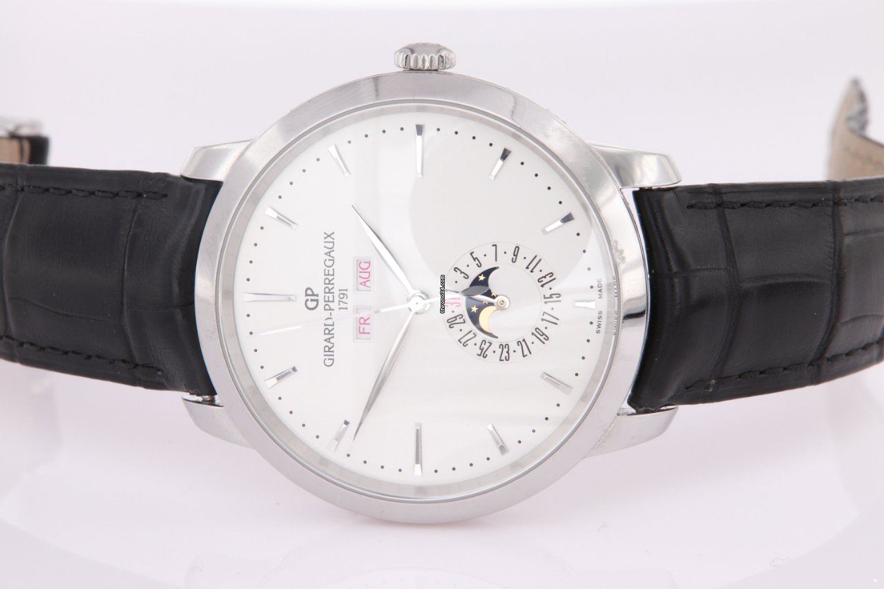 IMG_9081 Girard Perregaux 1966 Mens watch Unisex Automatic Steel 49535-11-131-BB60 Replica 4