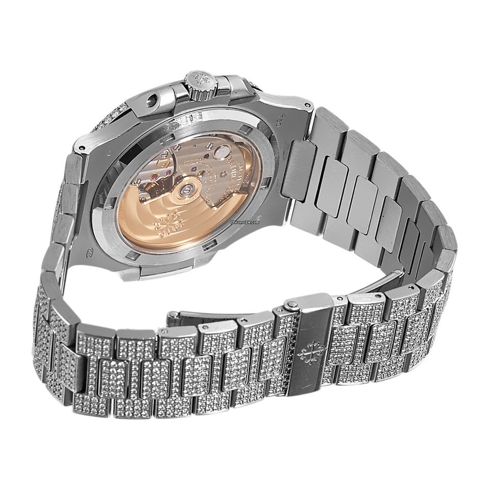 IMG_9081 Patek Philippe Nautilus Mens watch Unisex Automatic White gold 5719 1G-001 Replica 4