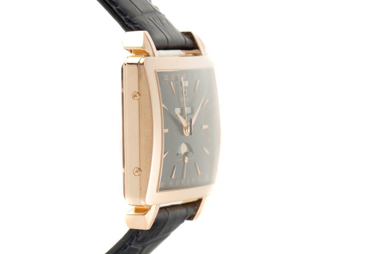 IMG_9081 Omega Museum Mens watch Unisex Automatic Red gold 5701.80.03 Replica 4