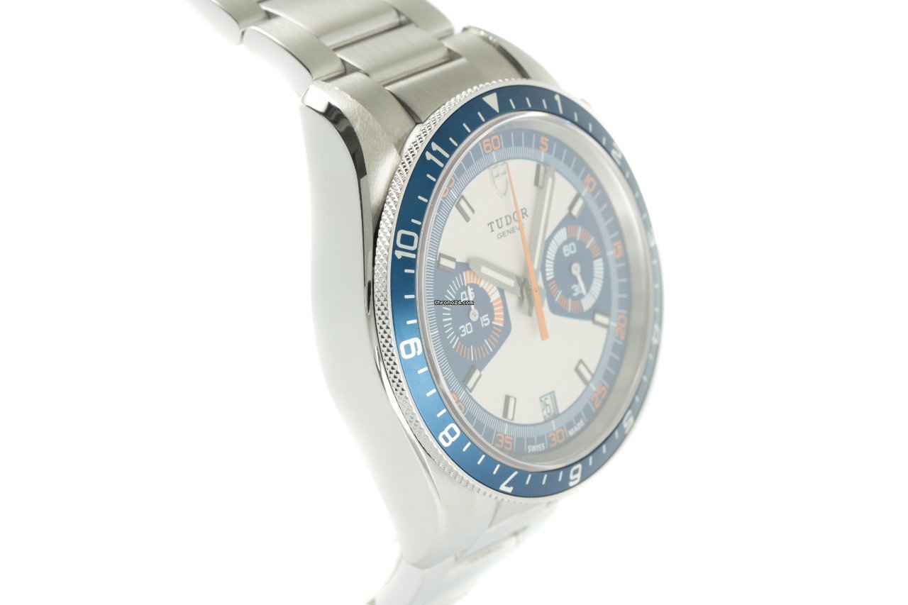 Tudor Heritage Chrono Blue Mens watch Unisex Automatic Steel 70330B Replica 4