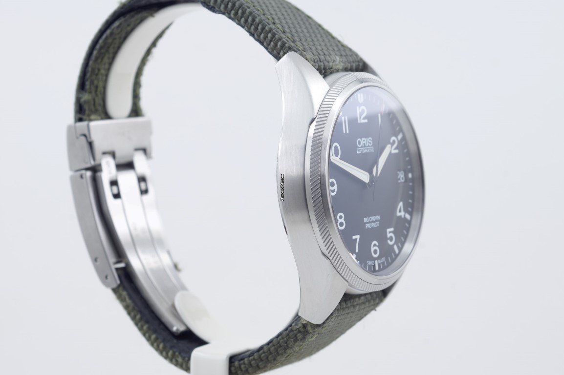 IMG_9081 Oris Big Crown ProPilot Date Mens watch Unisex Automatic Steel 01 751 7697 4164 Replica 4