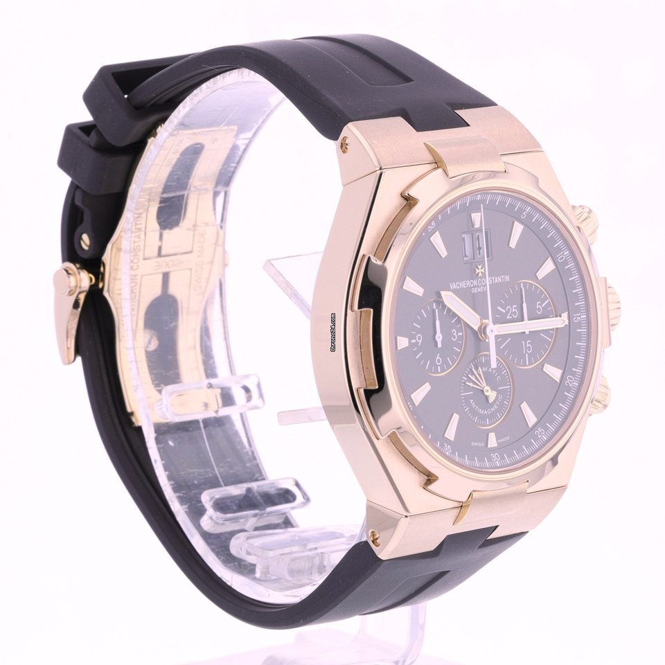 IMG_9081 Vacheron Constantin Overseas Chronograph Mens watch Unisex Automatic Rose gold 49150 000R-9338 Replica 4