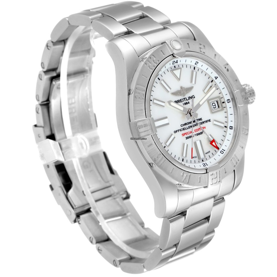 IMG_9081 Breitling Avenger II GMT Mens watch Unisex Automatic Steel A3239011-C872-170A Replica 4