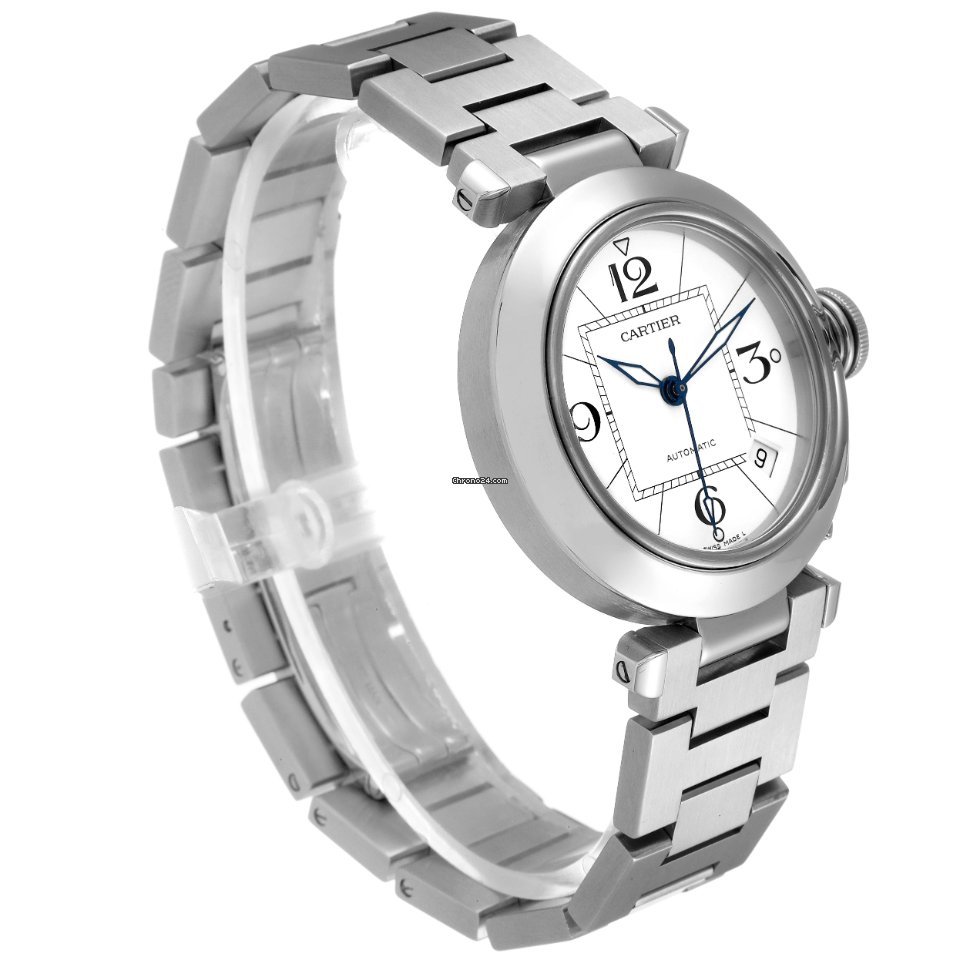 IMG_9081 Cartier Pasha C Mens watch Unisex Automatic Steel W31074M7 Replica 4