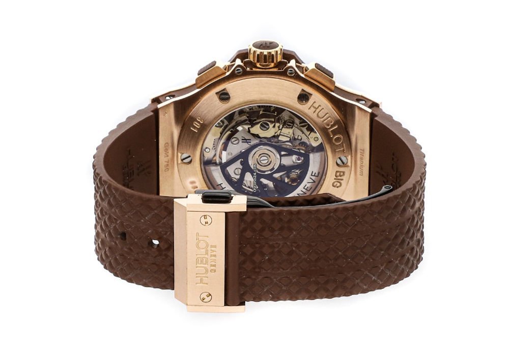 IMG_9081 Hublot Big Bang 44 mm Mens watch Unisex Automatic Rose gold 301.PC.1007.RX.114 Replica 4