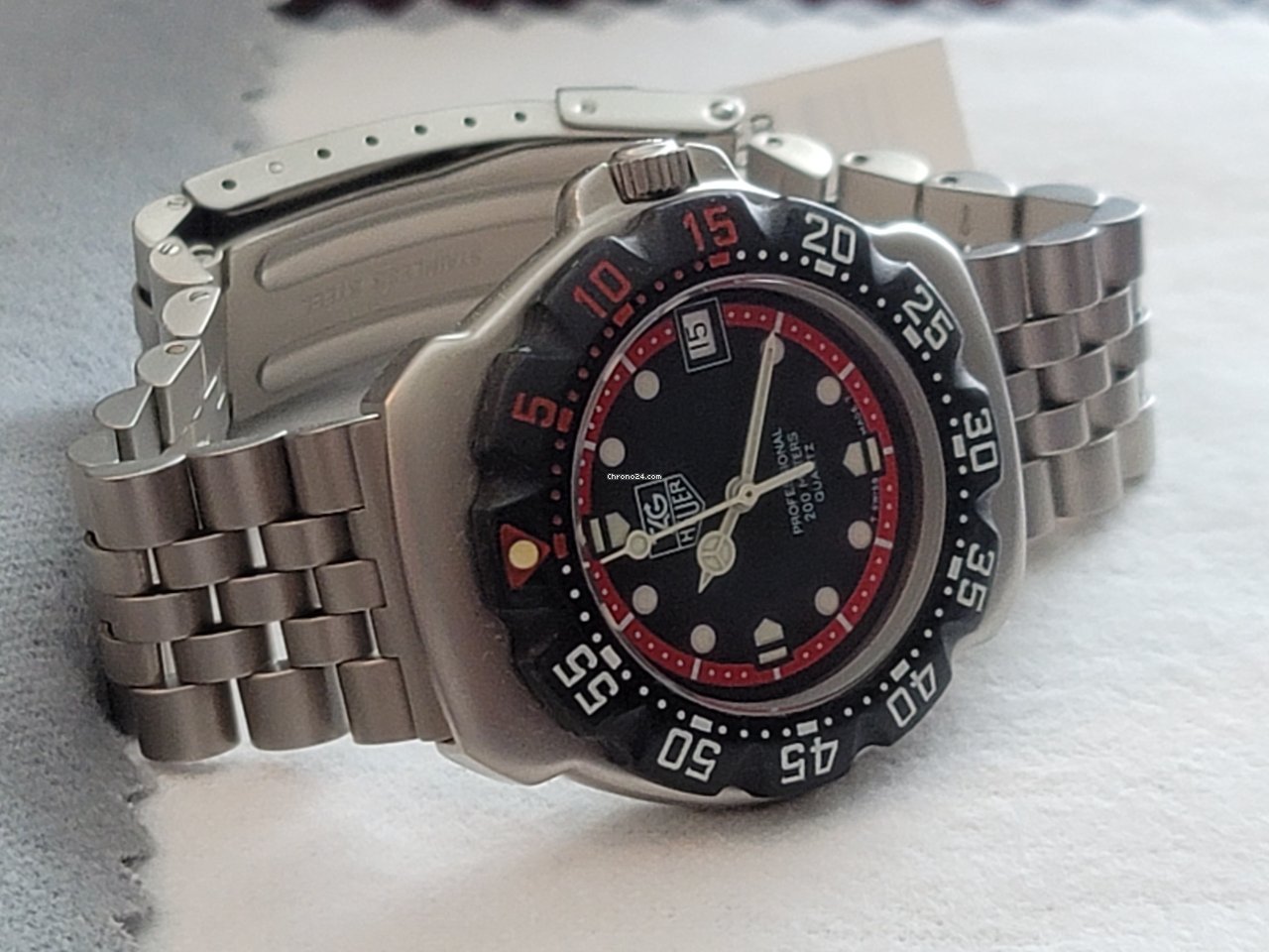 IMG_9081 TAG Heuer Formula 1 Quartz Mens watch Unisex Quartz Steel WA1214 Replica 4