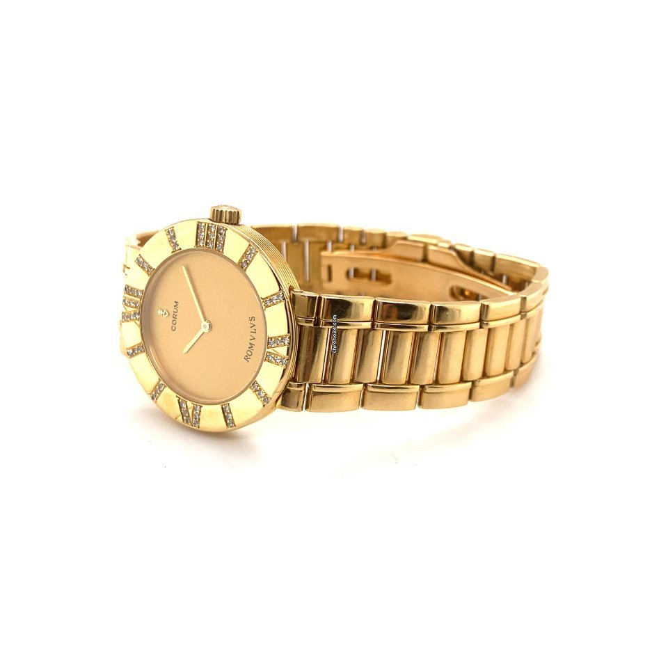 IMG_9081 Corum Romvlvs Womens watch Quartz Yellow gold 5080356 Replica 4