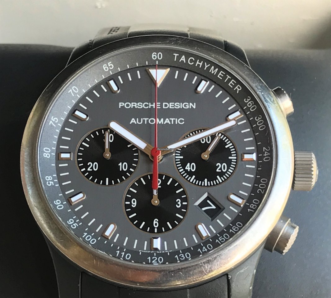 Porsche Design Dashboard Mens watch Unisex Automatic Titanium 6612.14.50 Replica 4