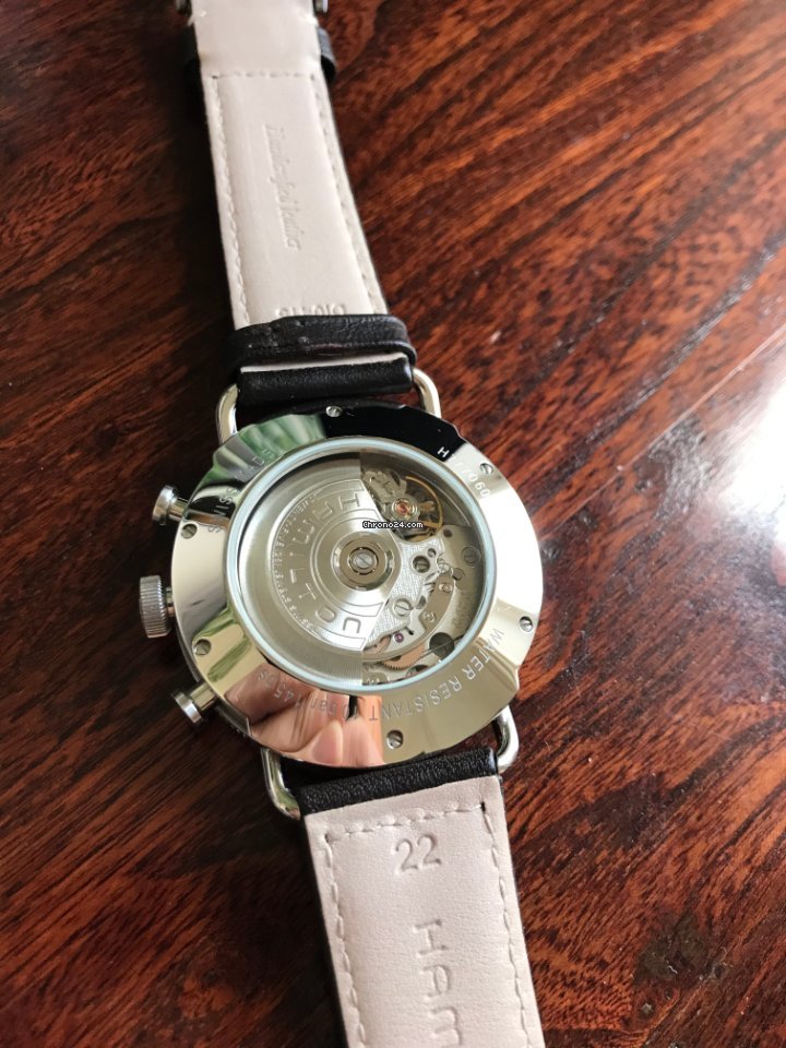 IMG_9081 Hamilton Khaki Navy Pioneer Mens watch Unisex Automatic Steel H77706553 Replica 4