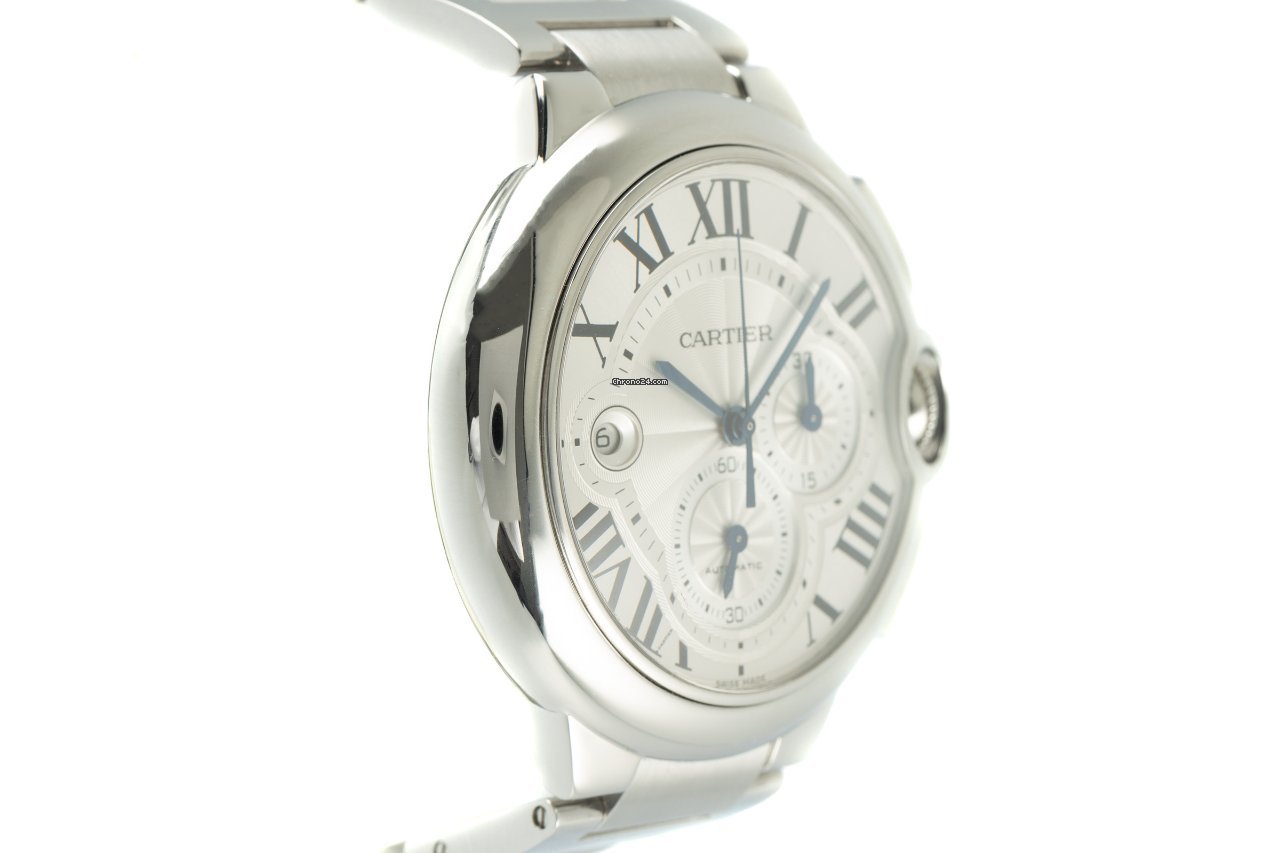IMG_9081 Cartier Ballon Bleu Mens watch Unisex Automatic Steel 3109 Replica 4