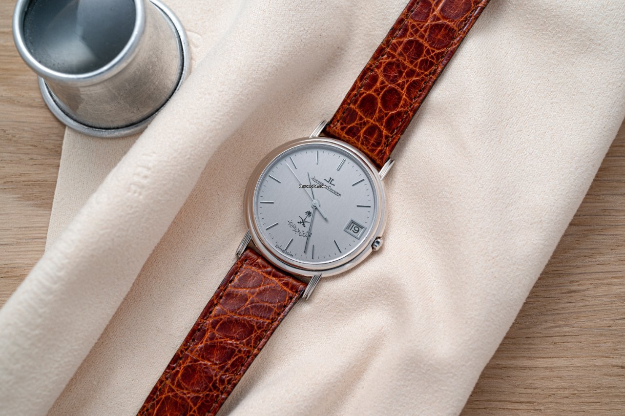 Jaeger-LeCoultre Odysseus Mens watch Unisex Quartz White gold 140.083.3 King of Saudi Arabia Special Edition Replica 4