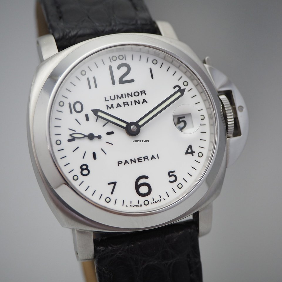 IMG_9081 Panerai Luminor Marina Automatic Mens watch Unisex Steel PAM 0049 Replica 4