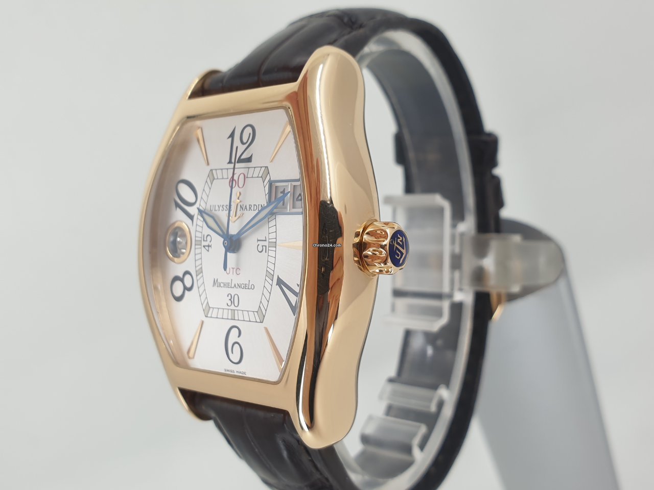 IMG_9081 Ulysse Nardin Michelangelo Mens watch Unisex Automatic Rose gold 226-68 Replica 4