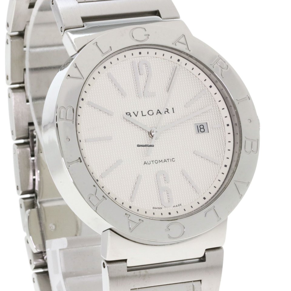 IMG_9081 Bulgari Bulgari Mens watch Unisex Automatic Steel BB42WSSD N Replica 4