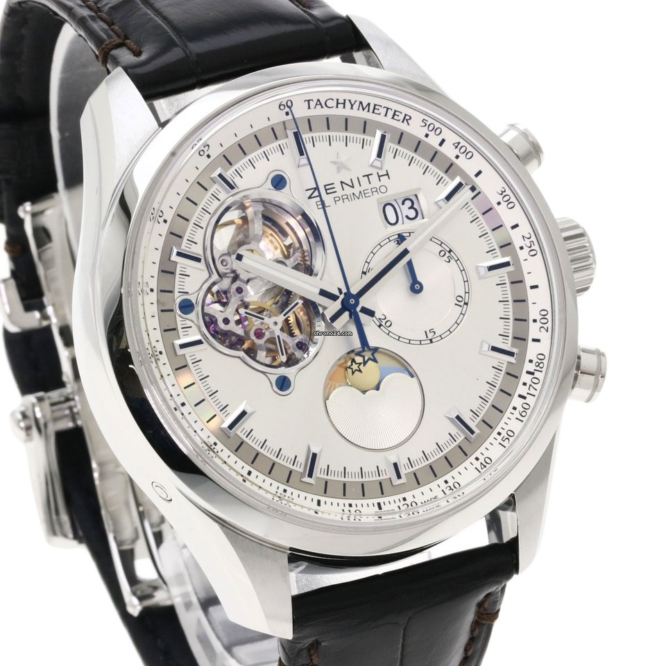 IMG_9081 Zenith El Primero Mens watch Unisex Automatic Steel 03.2160.4047 Replica 4