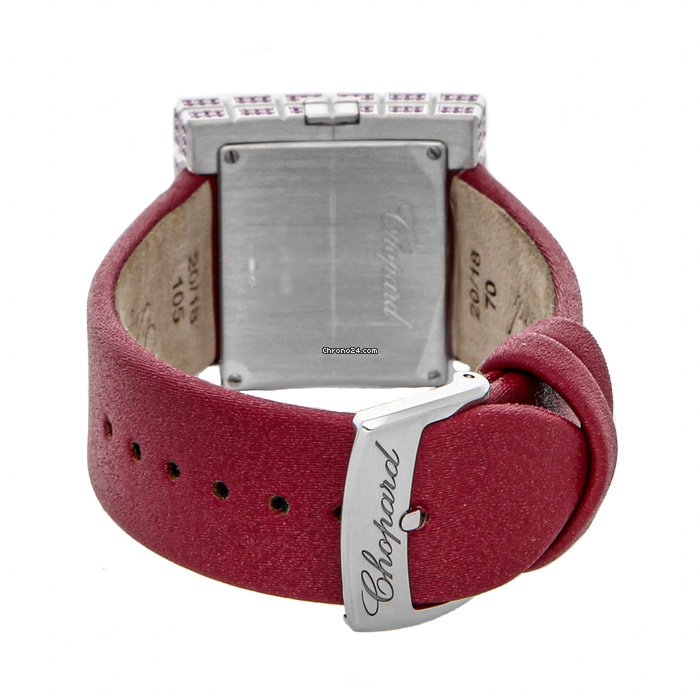 Chopard Ice Cube Womens watch Quartz White gold 13 6858 8-42 Replica 4